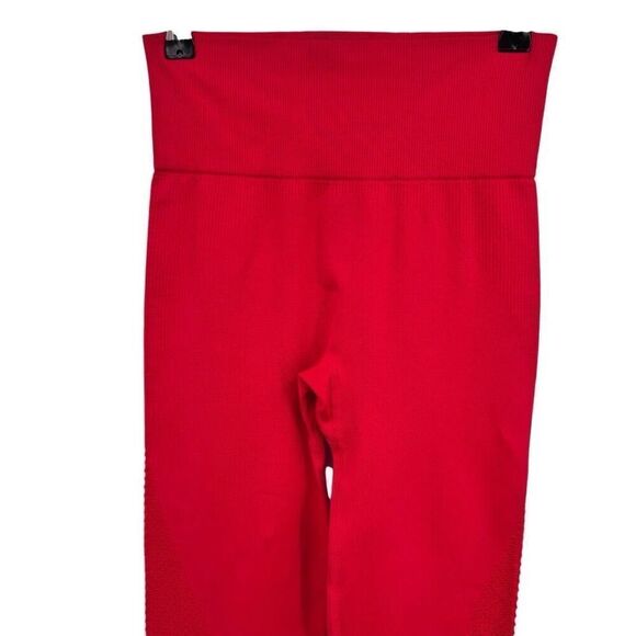 Victoria’s Secret Pink Cool & Comfy Leggings Red Size Small - Picture 6 of 8